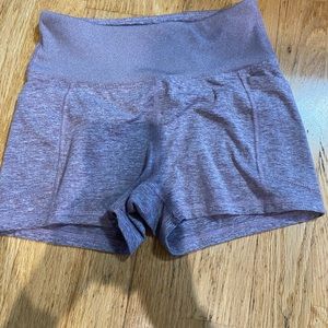 Athletic Biker Shorts | Purple | Size S